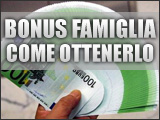 Chi ha diritto albonus famiglia? Bonus Famiglie