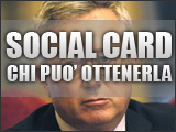 Chi ha diritto alla social card? Social Card