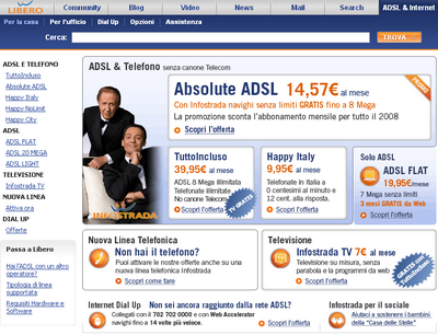 Panorama sulle Adsl italiane: Libero