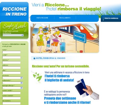 Vacanza a Riccione? Treno rimborsato!