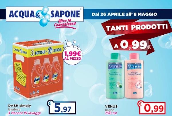 Acqua e sapone, tazza in omaggio per la Festa della Mamma